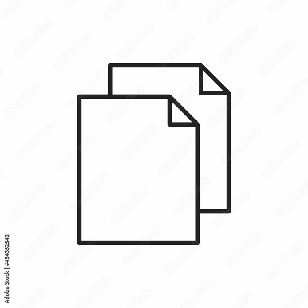 File Icon. Document icon. Paper icon. Vector illustration for graphic design, Web, UI, app. File Icon. Document icon. Paper icon. Vector illustration for graphic design, Web, UI, app.