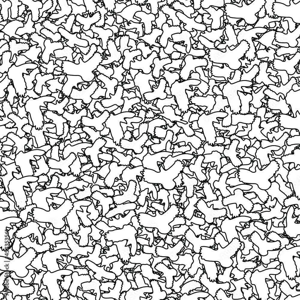Fototapeta premium Birds abstract background. Vector illustration. 