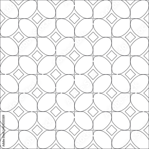 Design monochrome grating pattern black and white patterns.black ornament.