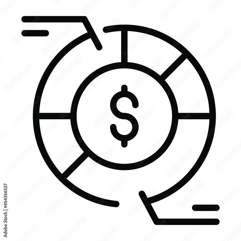 financial analysis outline icon, business and finance icon. financial analysis outline icon, business and finance icon.