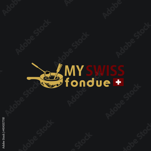my swiss fondue logo exclusive design inspiration