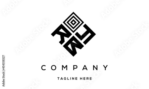 RYB three latter logo design