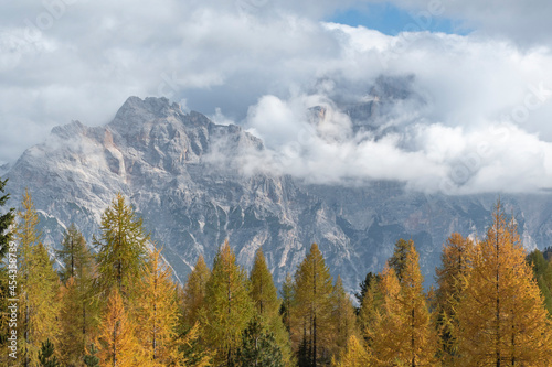  Dolomitas no outono, Cortina D'Ampezzo na Itália. Zig Koch