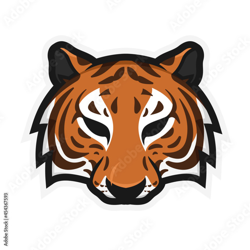 Tiger mascot head