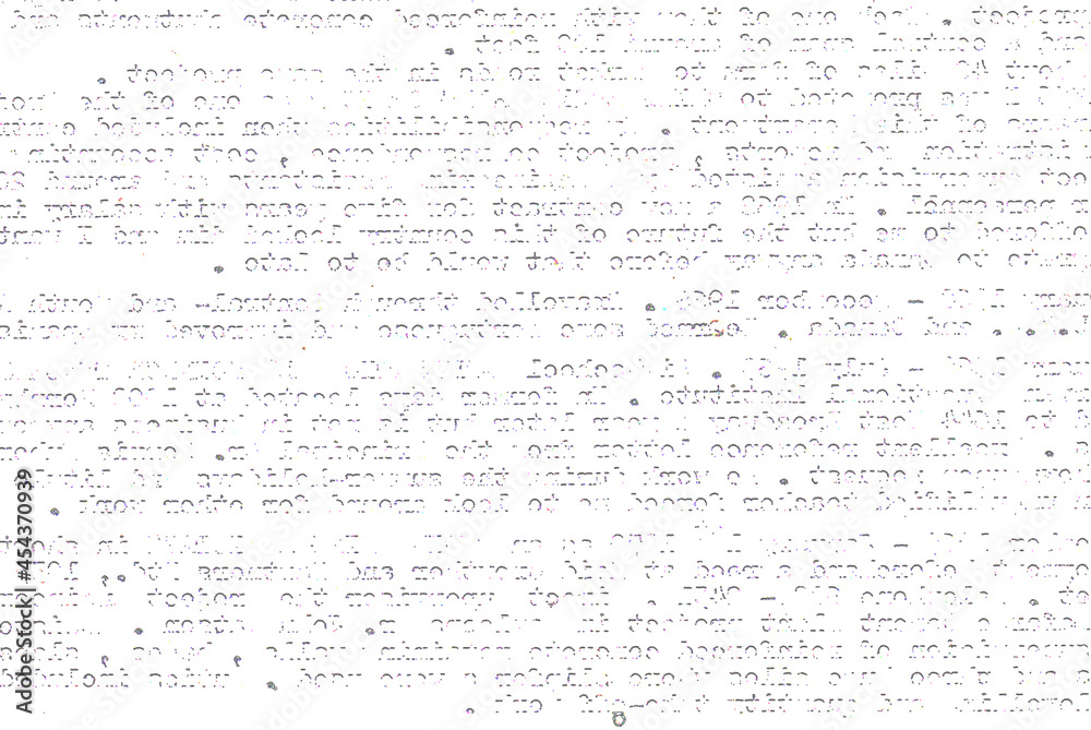Vague typewriter script meant as background 