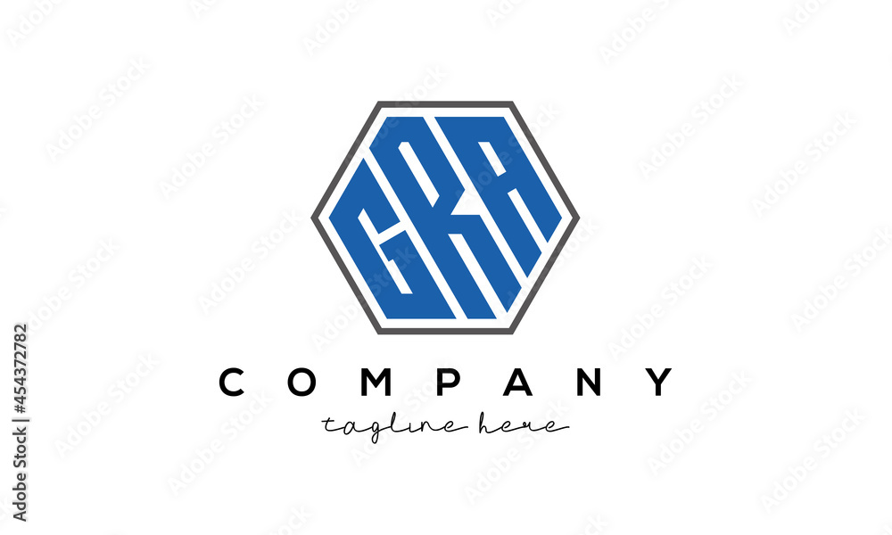 letters GRA creative polygon logo victor template	 - obrazy, fototapety, plakaty 