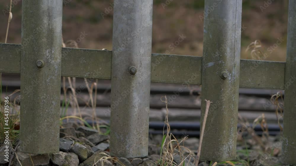 Railway tracks protective barrier rails Railway tracks protective barrier rails