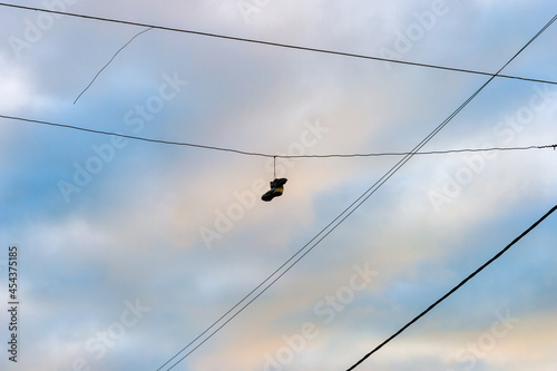 boots on the power line
