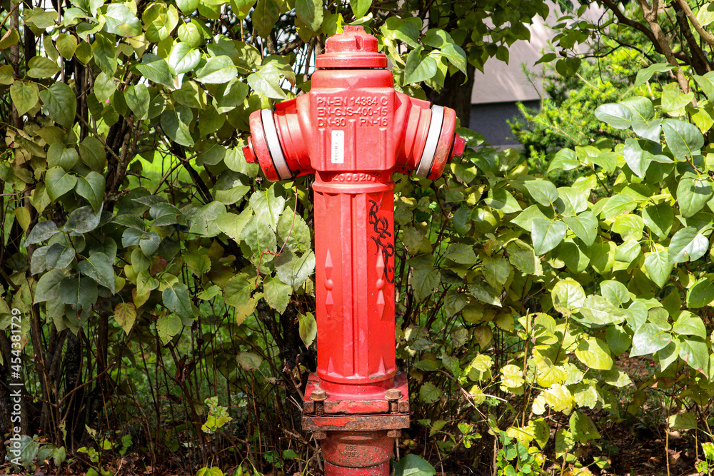 red fire hydrant