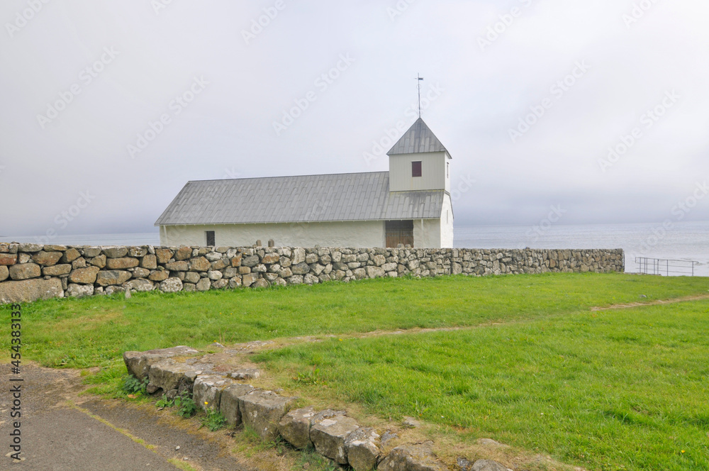 Saint Olav's Church  - a medieval church in the village of Kirkjubøur in Streymoy, Faroe Islands.