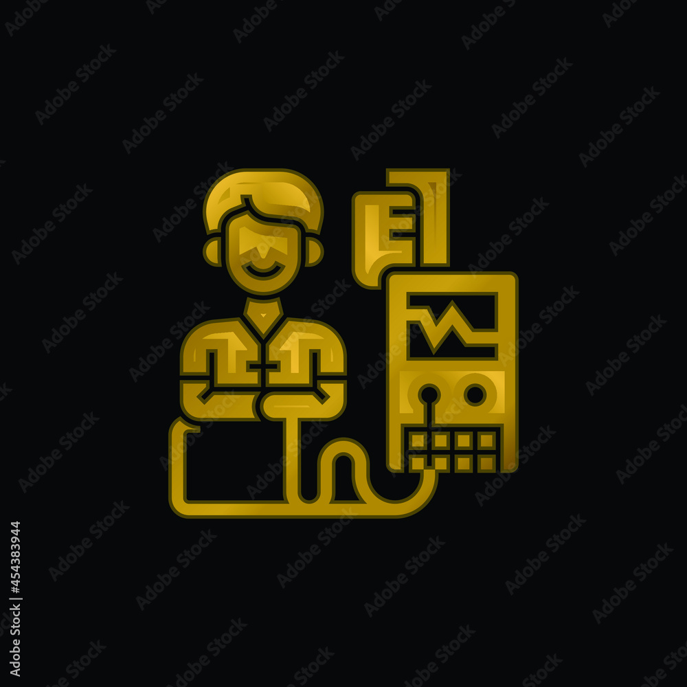 Blood Donation gold plated metalic icon or logo vector Blood Donation gold plated metalic icon or logo vector
