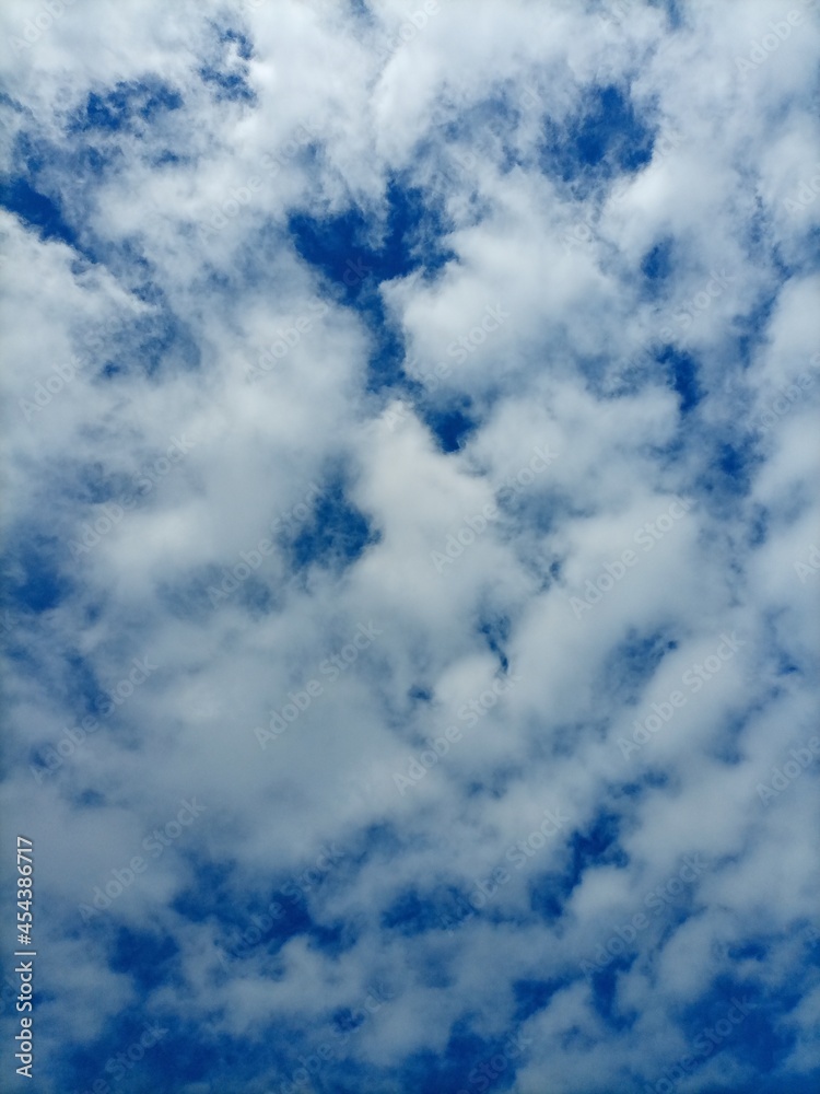 blue sky with clouds