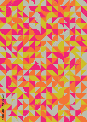 Wallpaper Mural Abstract Geometric Pattern generative computational art illustration Torontodigital.ca