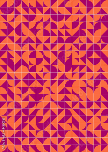 Wallpaper Mural Abstract Geometric Pattern generative computational art illustration Torontodigital.ca