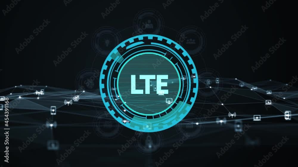 Business, Technology, Internet and network concept. LTE abbreviation, modern technology concept.