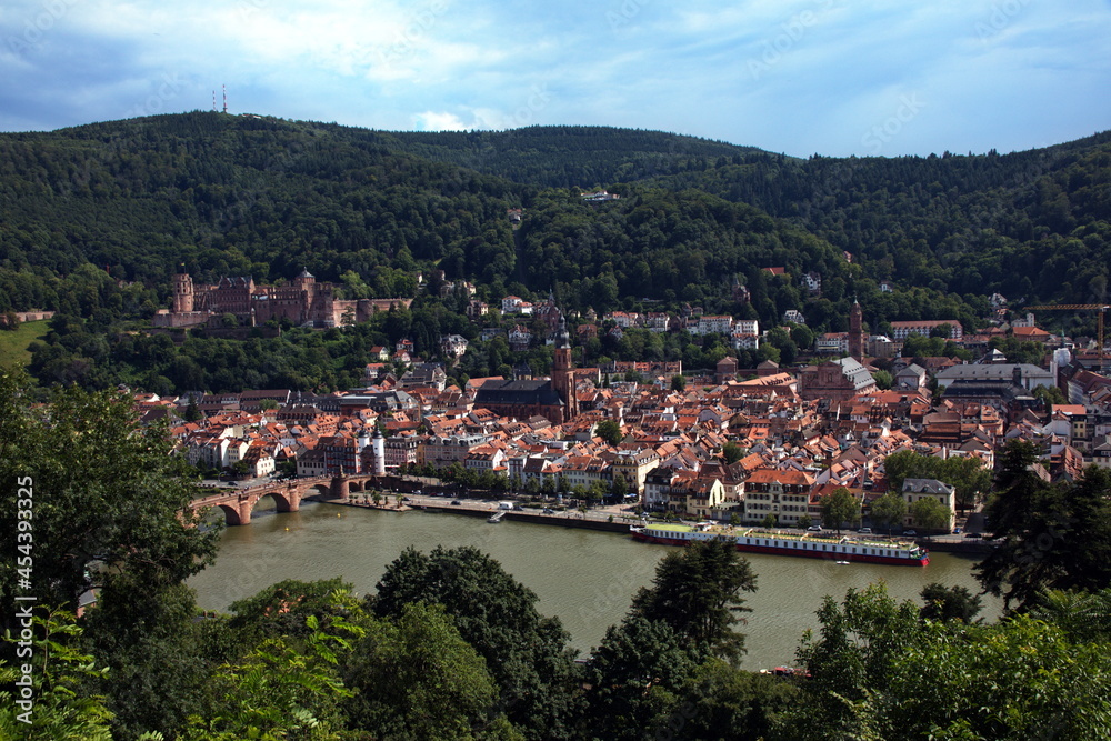 Heidelberg vom Schloss aus