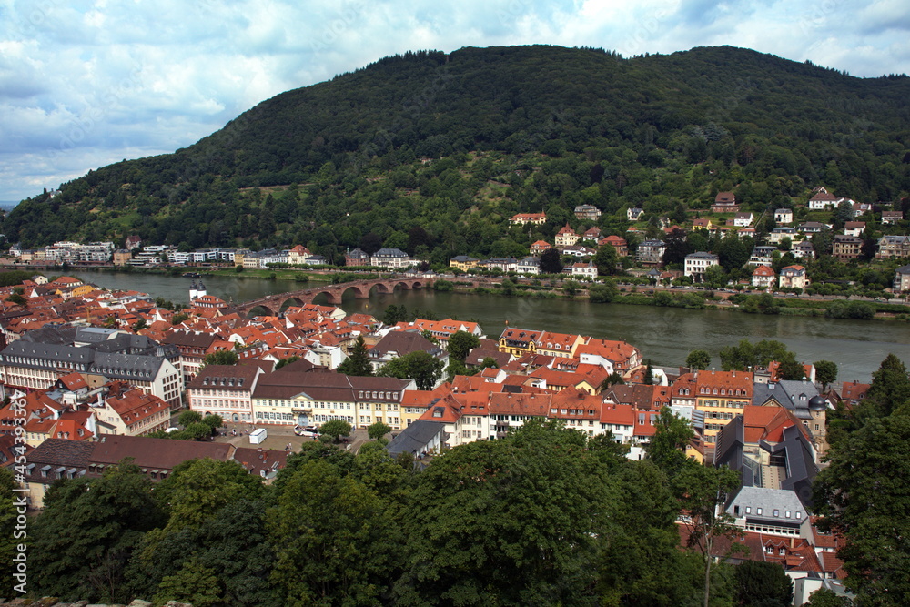 Heidelberg vom Schloss aus