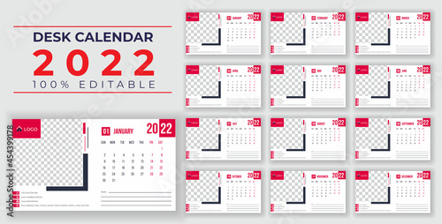 2022 desk Calendar victor banner eps or social media design, 2022 desk Calendar design victor template, new desk and wall calendar design with creative and dynamic shapes for print-ready design