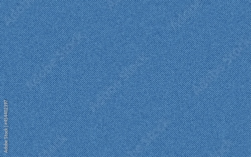 Wallpaper Mural Blue jeans texture background. Realistic denim fabric pattern.