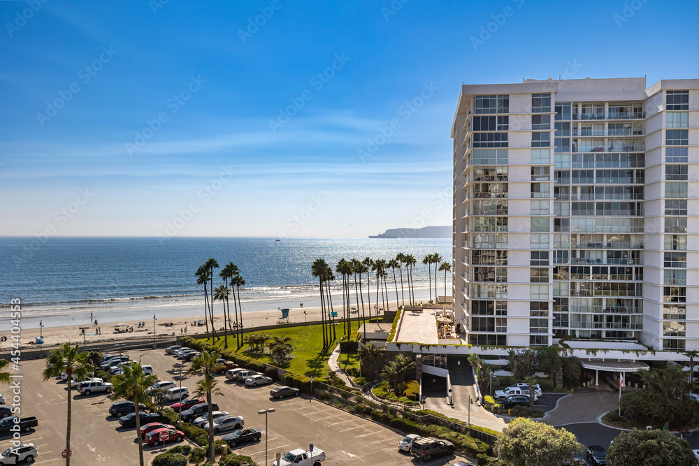 Coronado Beach and downtown San Diego views from Coronado Shores condos
