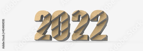 Happy new year 2022 banner.