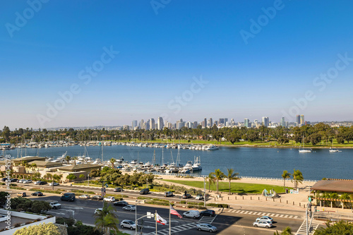 Coronado Beach and downtown San Diego views from Coronado Shores condos