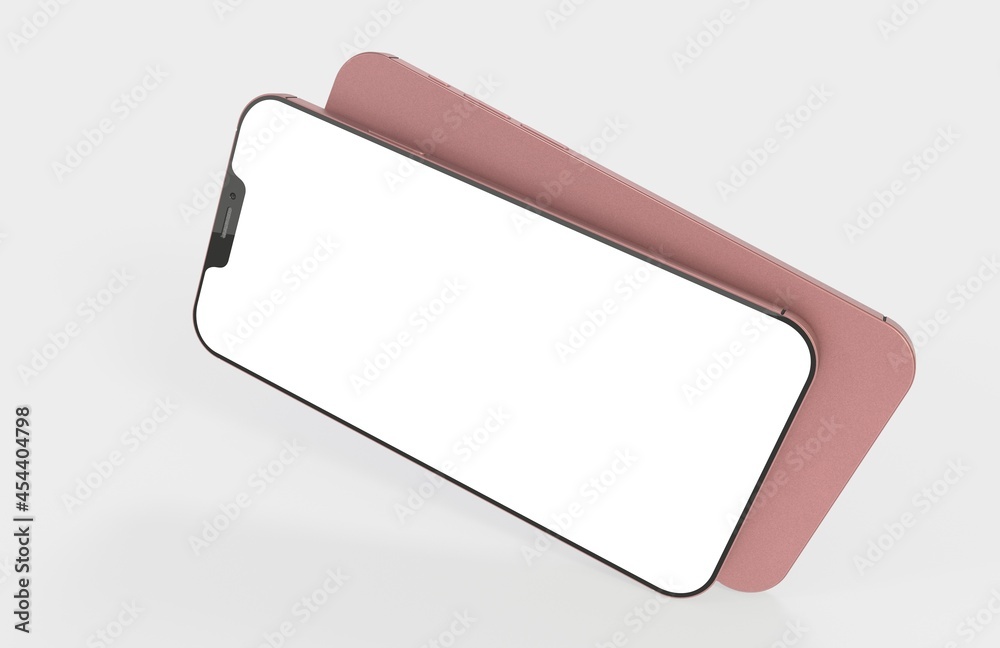 Smartphone frame less blank screen. Mockup generic device. Smartphone frame less blank screen. Mockup generic device.