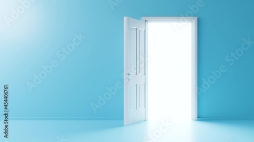 Tür öffnet sich- Thema Wahl, Freiheit oder Präsentation