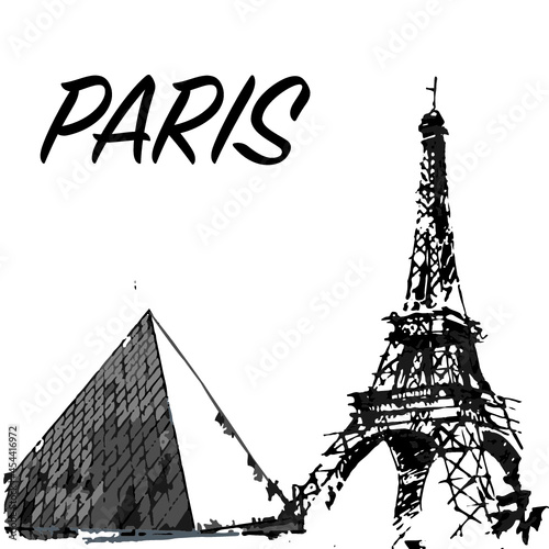 eiffel tower silhouette