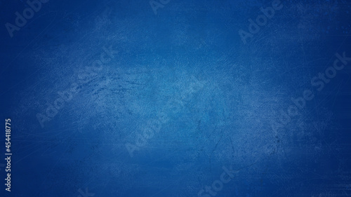 Dark Blue Distressed Mottled Grunge Cement Wall Abstract Background Texture