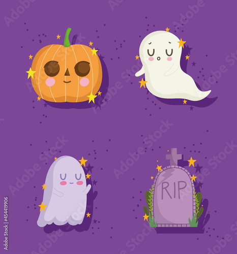 halloween icon set © Stockgiu