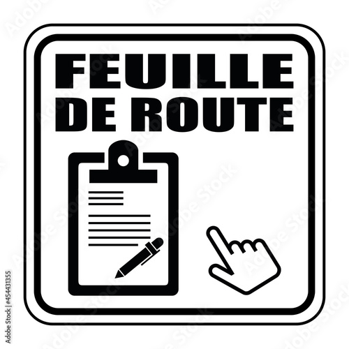 Logo feuille de route.