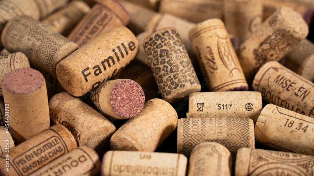 pile of corks	