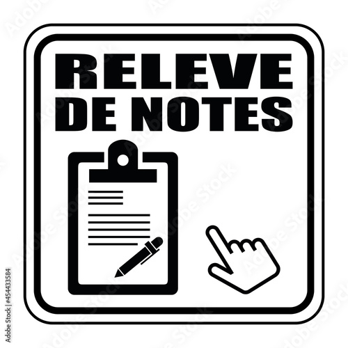 Logo relevé de notes.