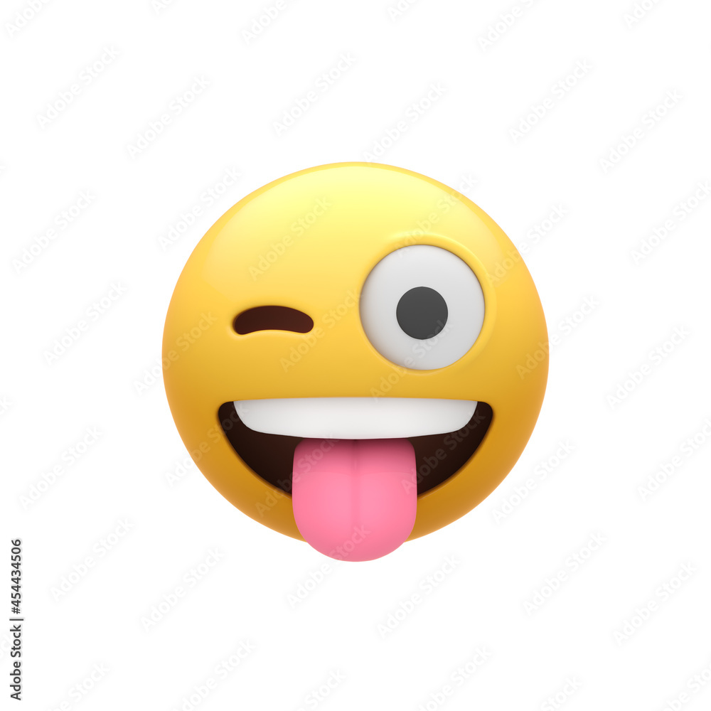 Fototapeta premium Zany Smiley Face