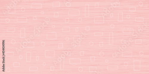 Elegant vector texture with geometric shapes in soft pink tones. Abstract background made of crumpled paper with rectangles and squares.Textured wallpaper in light color with careless geometric shapes