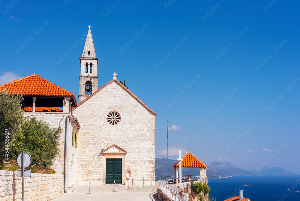 Church of St. Lovro. Orebic town, Croatia