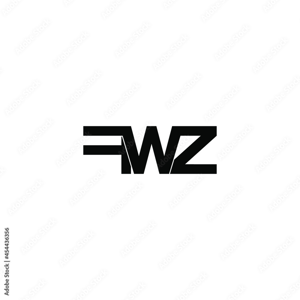 fwz initial letter monogram logo design fwz initial letter monogram logo design
