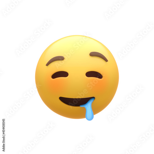 Drooling Smiley Face