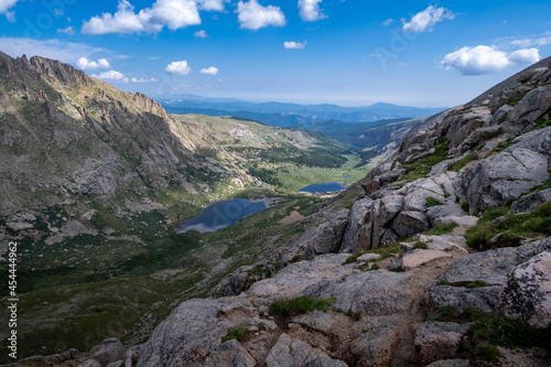 Chicago Lakes Overlook Trail along the Mt. Evans Scenic Byway in Colorado photo
