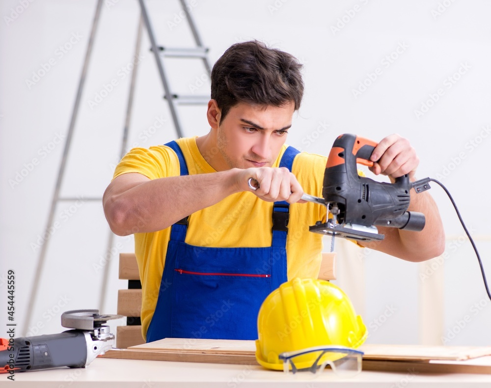Floor repairman disappointed with his work