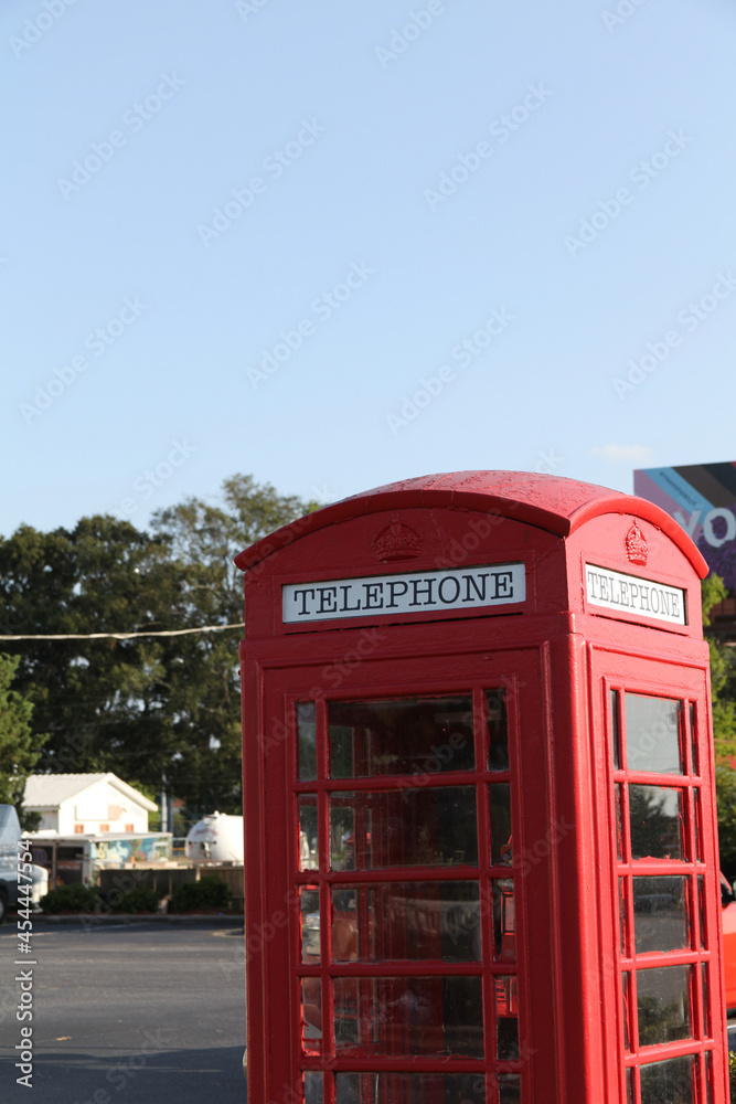 red telephone box red telephone box