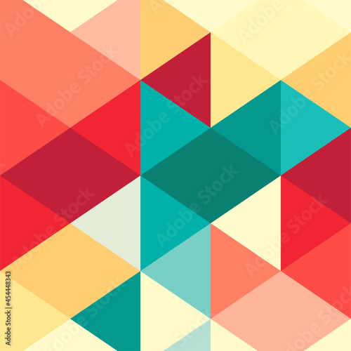 Geometric and colorful background template.