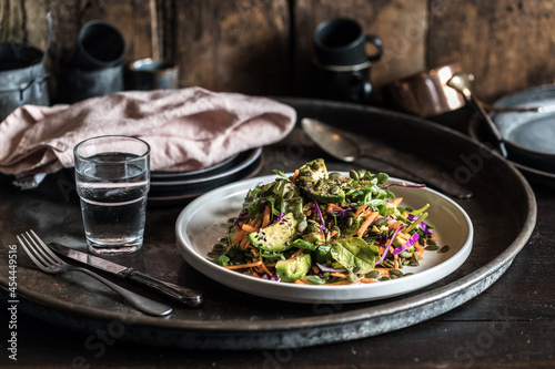 Gourmet Cafe Moroccan Avocado & Dukkah Salad