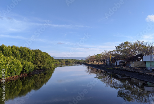 View from fisherman village with beautiful landscape.