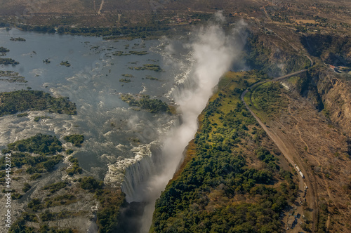 Victoria Fall and surrounds - Zambia -Aerial View