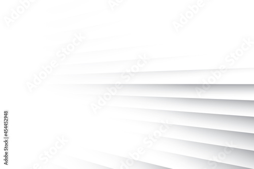 Abstract white and gray color, modern design background with geometric shape. Vector illustration.