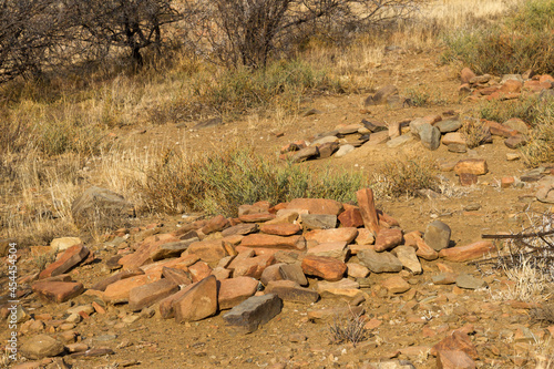 Mountain Zebra National Park, South Africa: war graves from the Anglo-Boer war - unknown soldiers photo