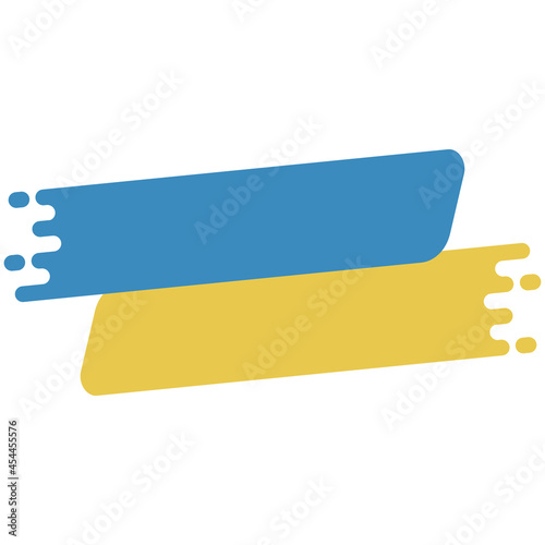frame of text box, blank banner for putting message, label for annoucement