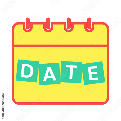date in calender, planner for working days, schedule for planing events, timetable of reminder